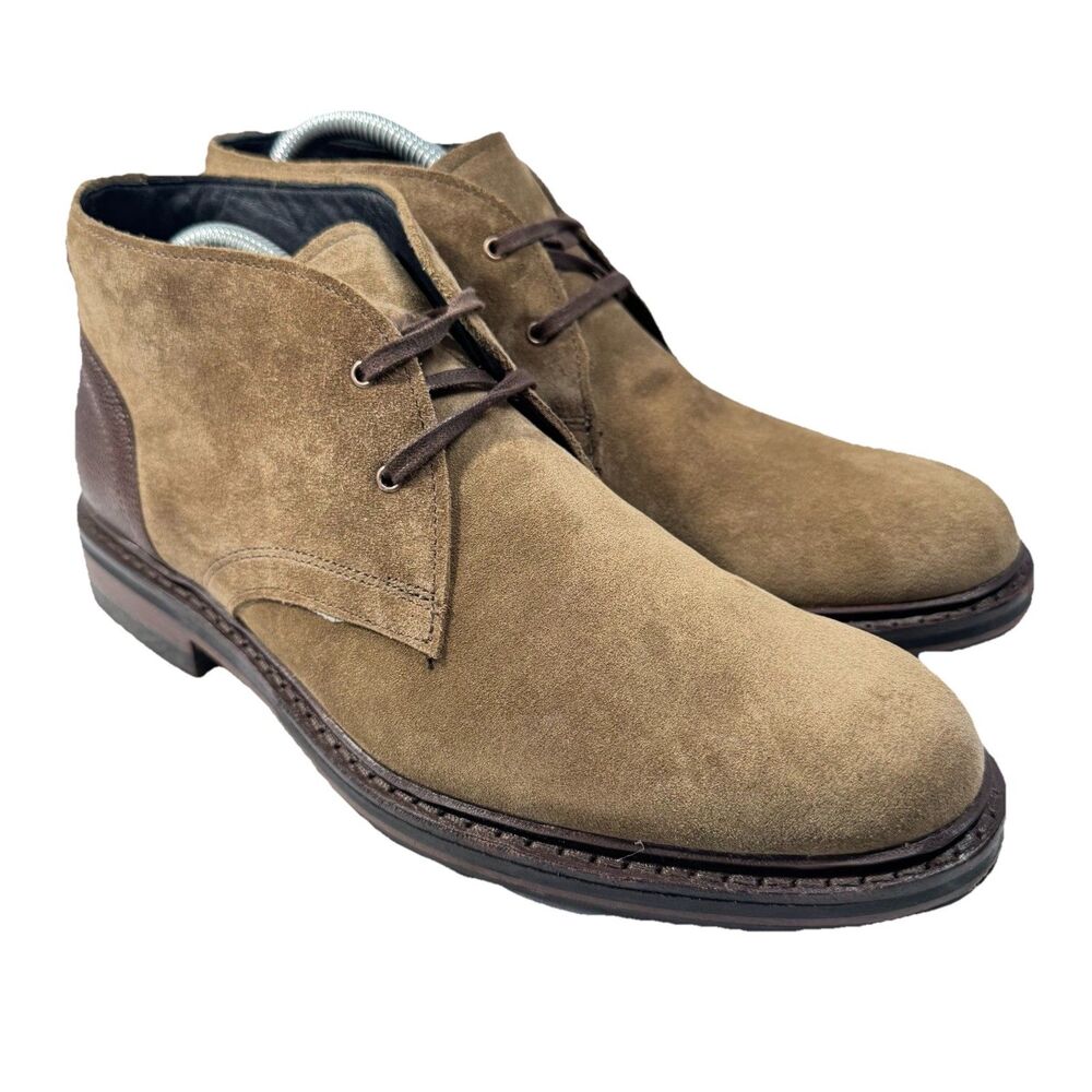 ALLEN EDMONDS Cyrus Chukka Boot Men's 7.5 D Brown Suede Ankle 2751 Casual Shoes